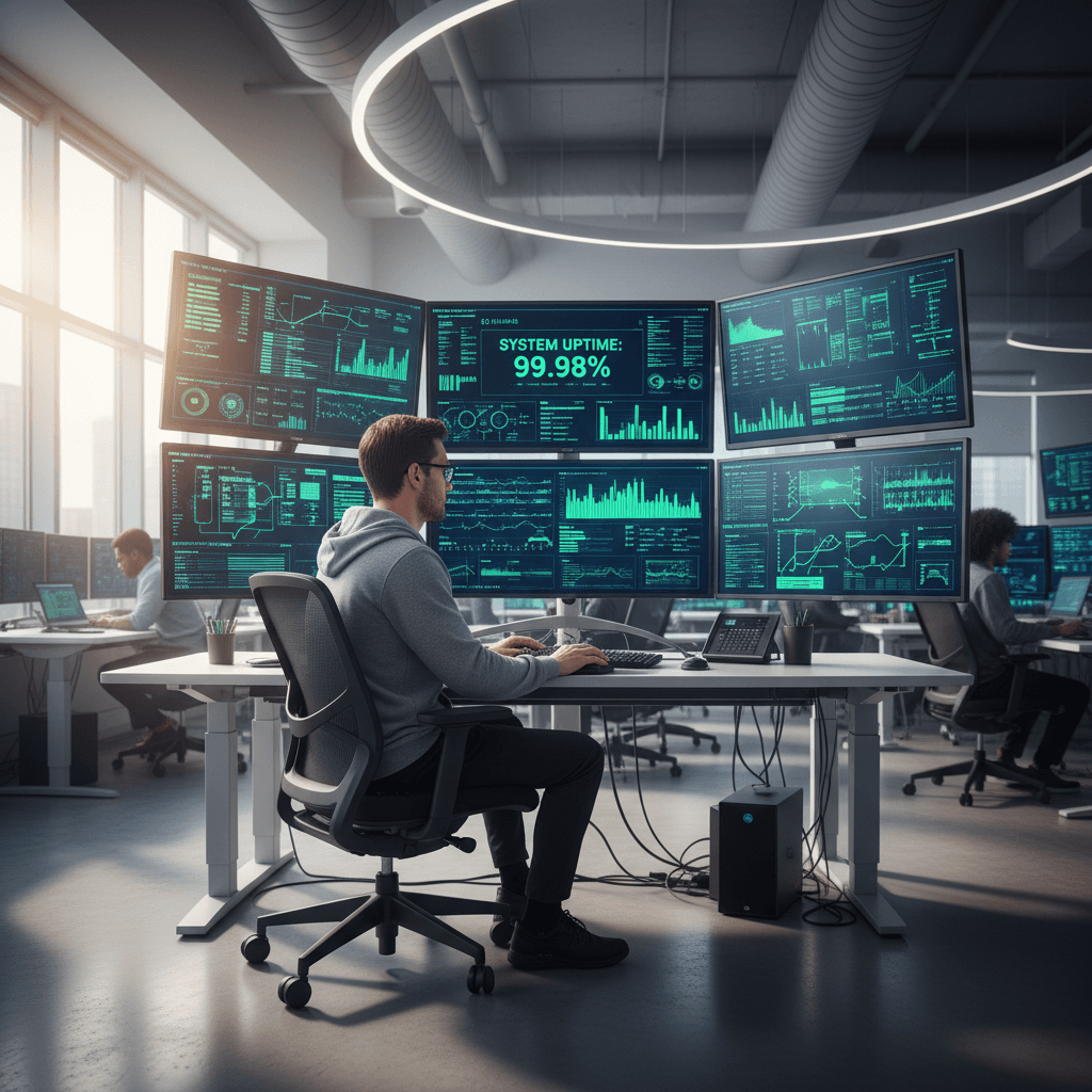 Reliable uptime monitoring