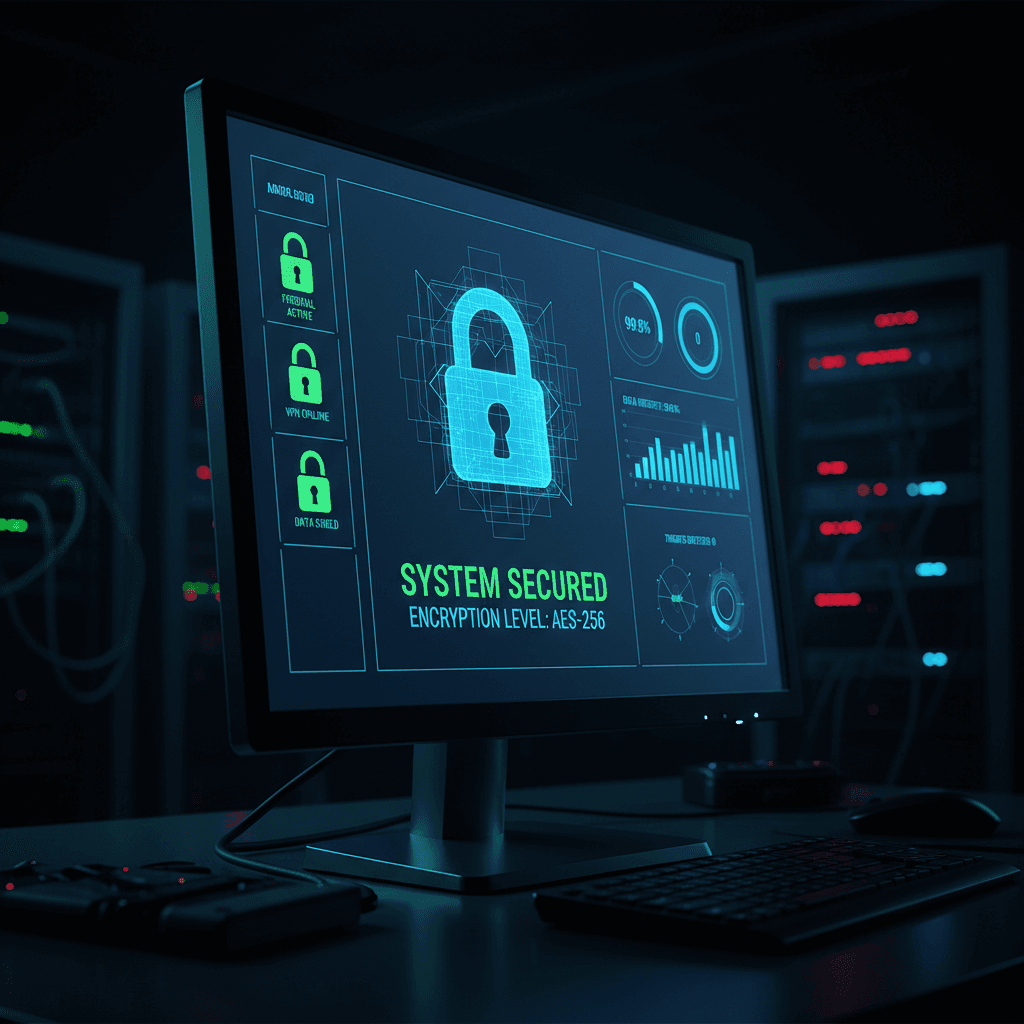 Bank-level security - encryption and compliance protection